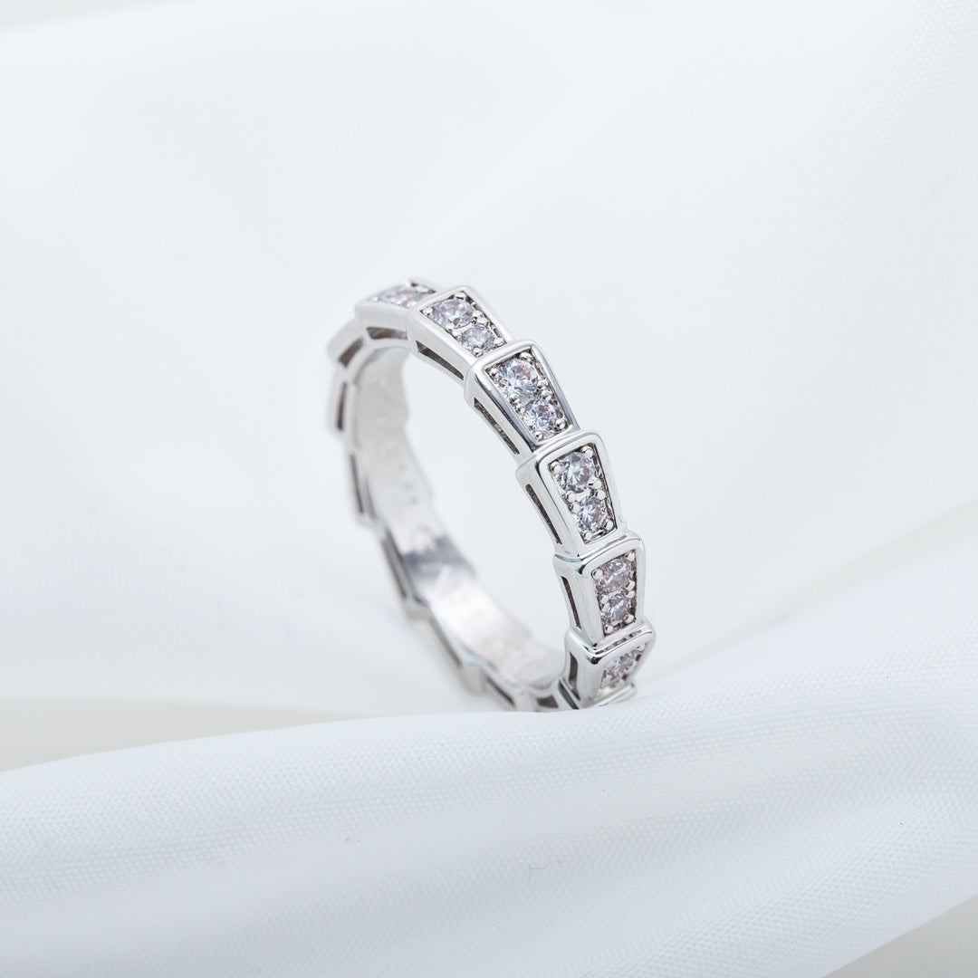 [Everoly JW]SERPENTI RING SILBER DIAMANT GEPAART 3MM
