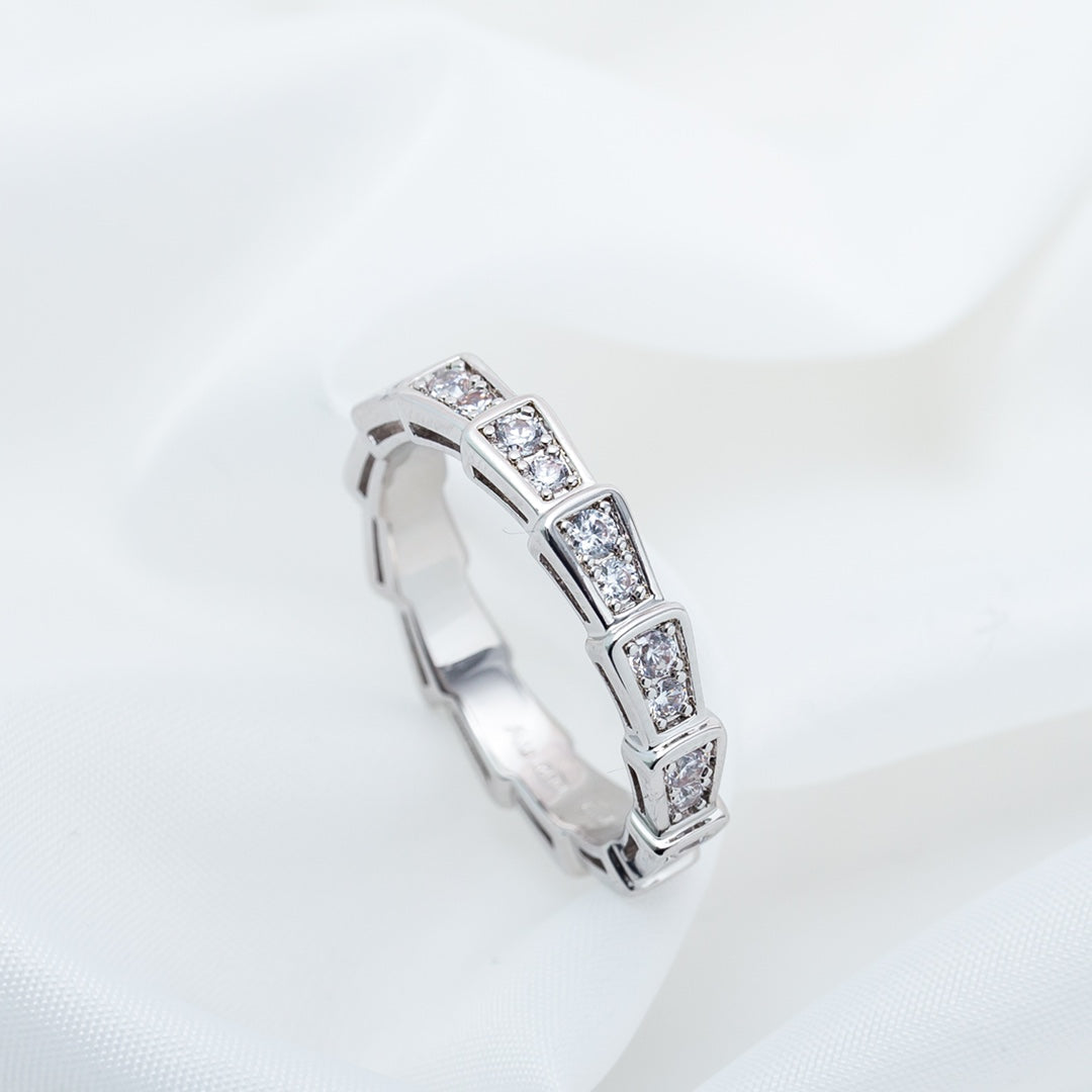 [Everoly JW]SERPENTI RING SILBER DIAMANT GEPAART 3MM