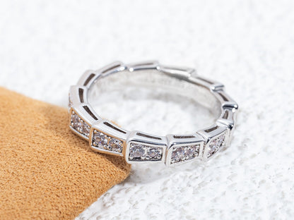 [Everoly JW]SERPENTI RING SILBER DIAMANT GEPAART 3MM