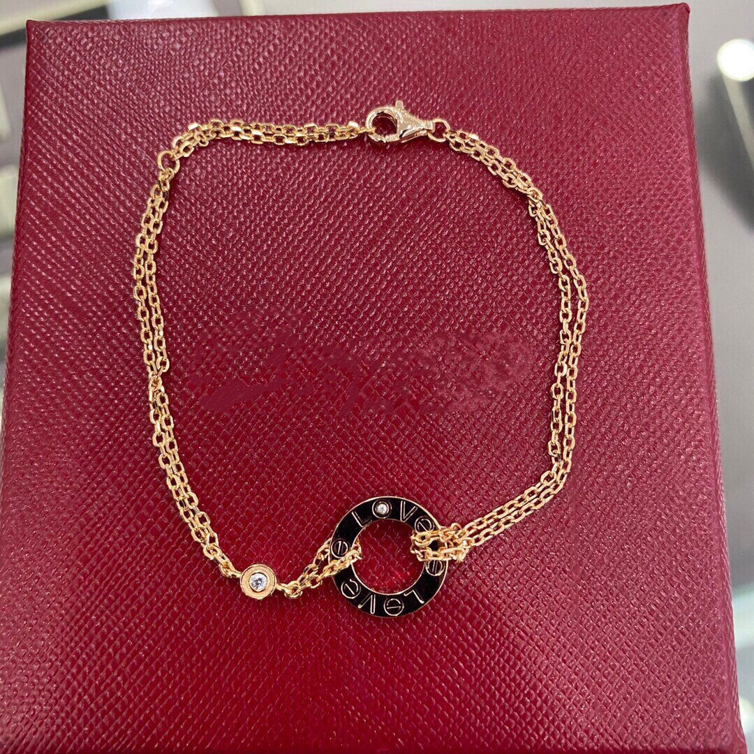 [Everoly JW]LOVE BRACELET 2 DIAMOND