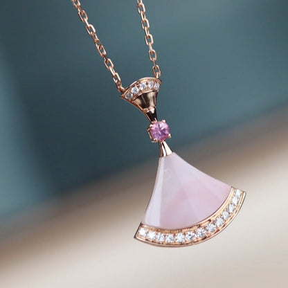 [Everoly JW]DREAM NECKLACE PINK MOP DIAMOND