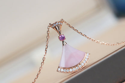 [Everoly JW]DREAM NECKLACE PINK MOP DIAMOND