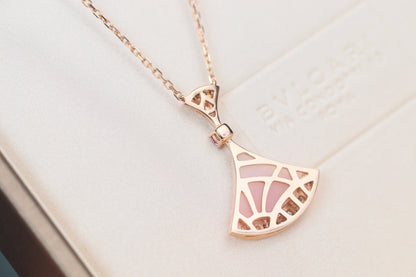 [Everoly JW]DREAM NECKLACE PINK MOP DIAMOND
