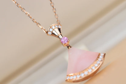 [Everoly JW]DREAM NECKLACE PINK MOP DIAMOND