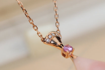 [Everoly JW]DREAM NECKLACE PINK MOP DIAMOND