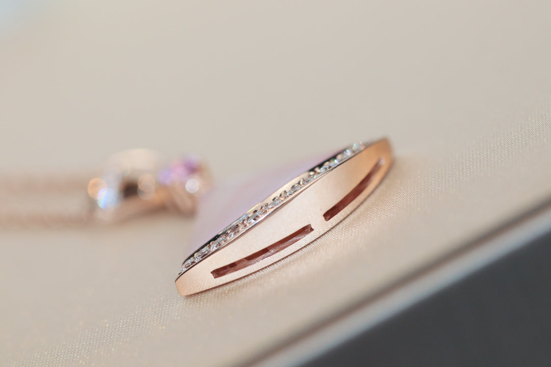 [Everoly JW]DREAM NECKLACE PINK MOP DIAMOND