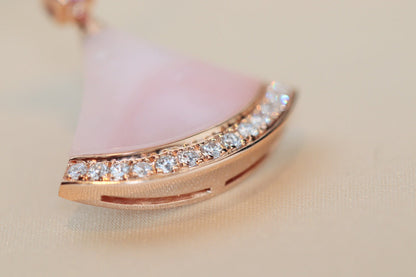 [Everoly JW]DREAM NECKLACE PINK MOP DIAMOND