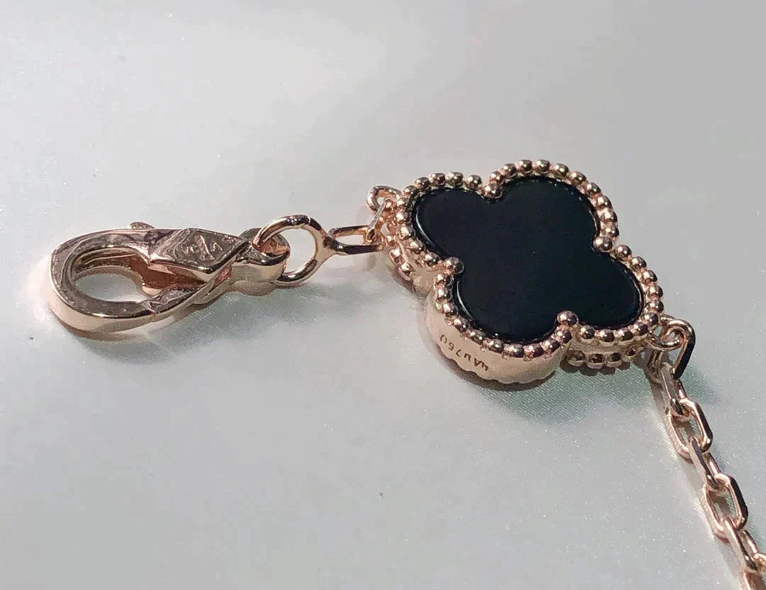 [Everoly JW] CLOVER 5 MOTIFS MULTICOLOR BRACELET