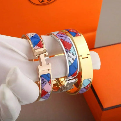 [Everoly JW]H Armband mit gepunktetem Rand, 12 mm