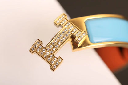 [Everoly JW]H CLOUD BLUE ARMBAND GOLD DIAMANT