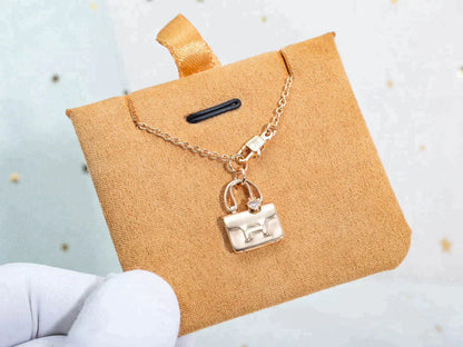 [Everoly JW]AMULETTE PEDANT ROSE GOLD NECKLACE