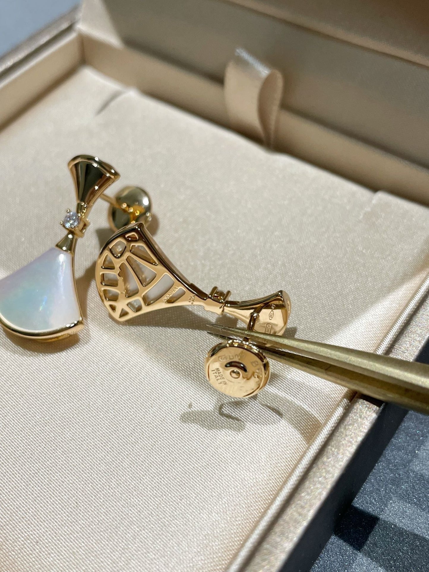 [Everoly JW]DREAM MOP 1 DIAMOND EARRINGS