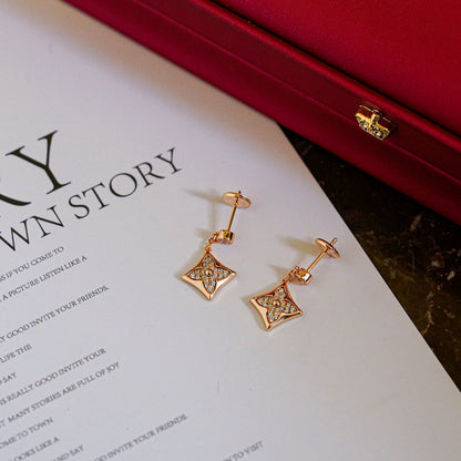 [Everoly JW]STAR DIAMONDS EARRINGS GOLD