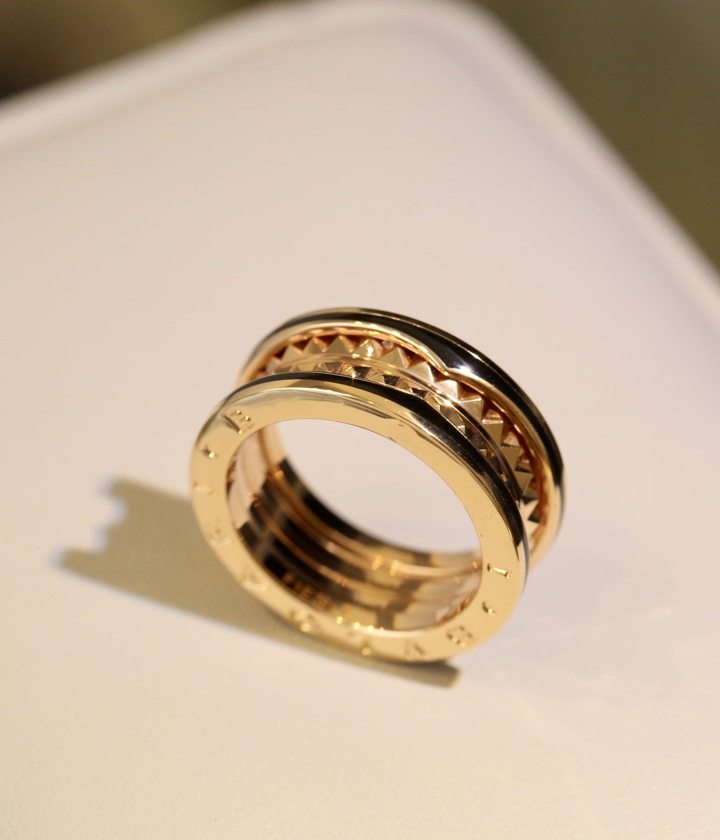 [Everoly JW]ZERO 1 ROSA GOLD SCHWARZER KERAMIKRING