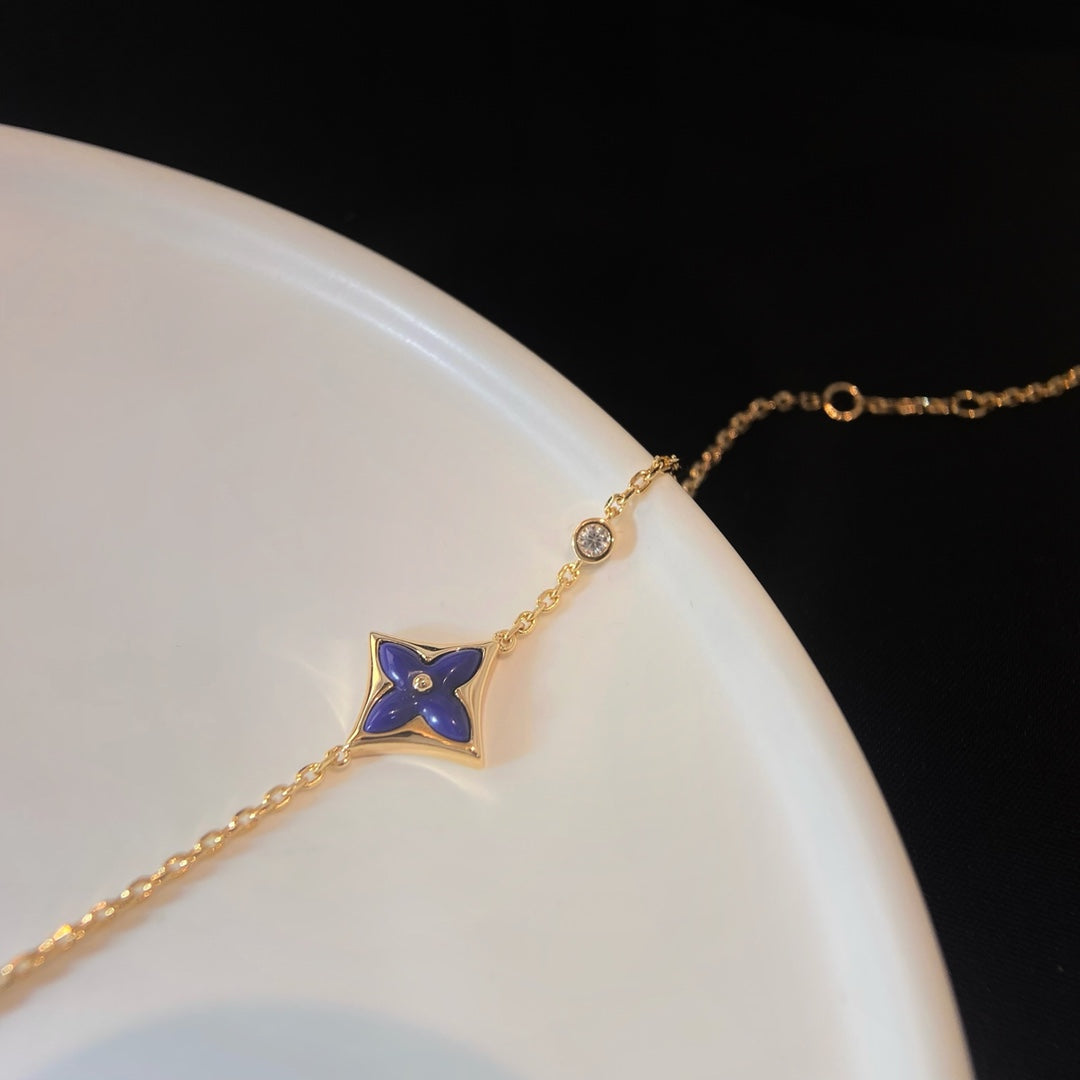 [Everoly JW]COLOR STAR PINK GOLD DIAMOND BRACELET