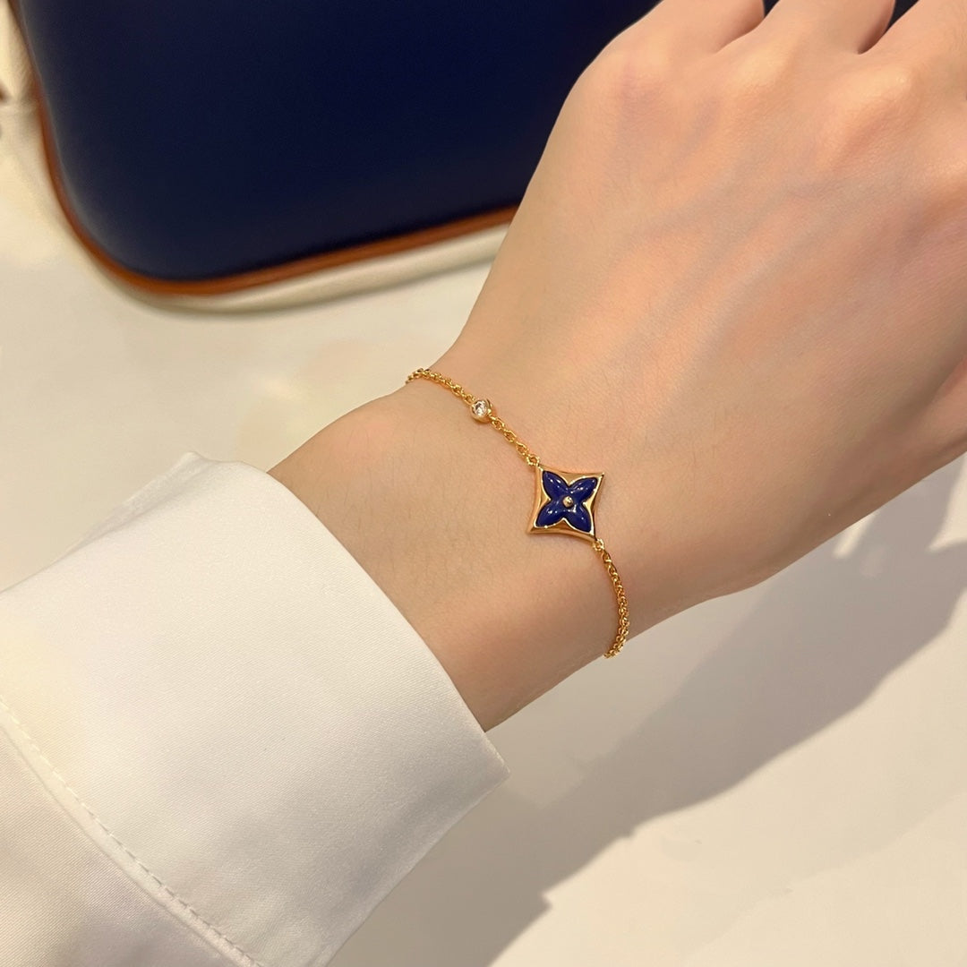 [Everoly JW]COLOR STAR PINK GOLD DIAMOND BRACELET