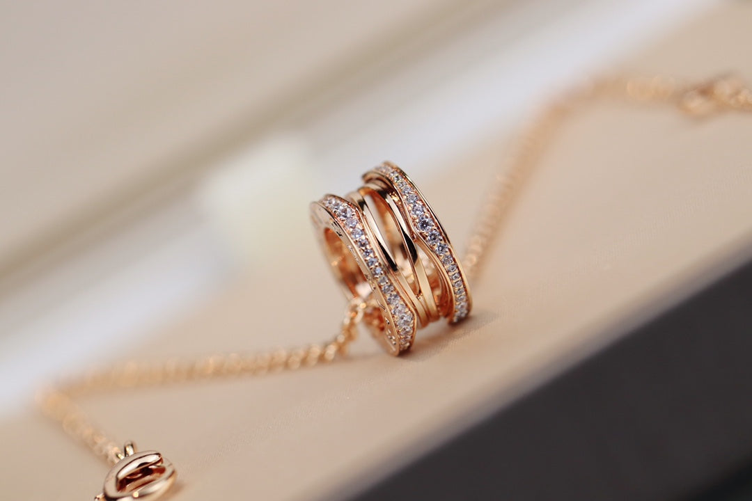 [Everoly JW]ZERO 1 PINK GOLD NECKLACE