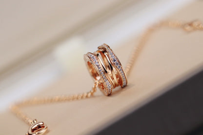 [Everoly JW]ZERO 1 PINK GOLD NECKLACE