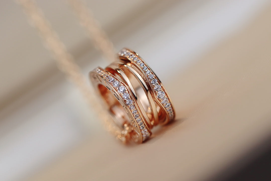 [Everoly JW]ZERO 1 PINK GOLD NECKLACE