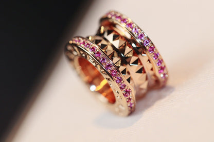 [Everoly JW]ZERO 1 ROCK PINK GOLD PINK DIAMOND NECKLACE