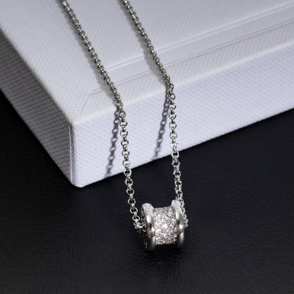 [Everoly JW]ZERO 1 SILVER DIAMOND NECKLACE