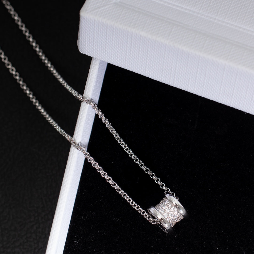 [Everoly JW]ZERO 1 SILVER DIAMOND NECKLACE