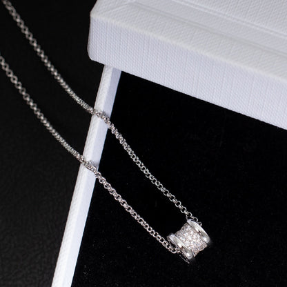 [Everoly JW]ZERO 1 SILVER DIAMOND NECKLACE