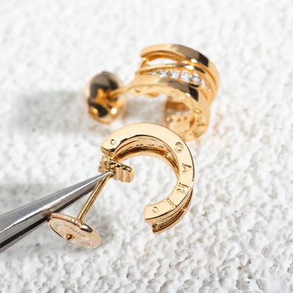 [Everoly JW]ZERO 1 PINK GOLD DIAMONDS EARRINGS