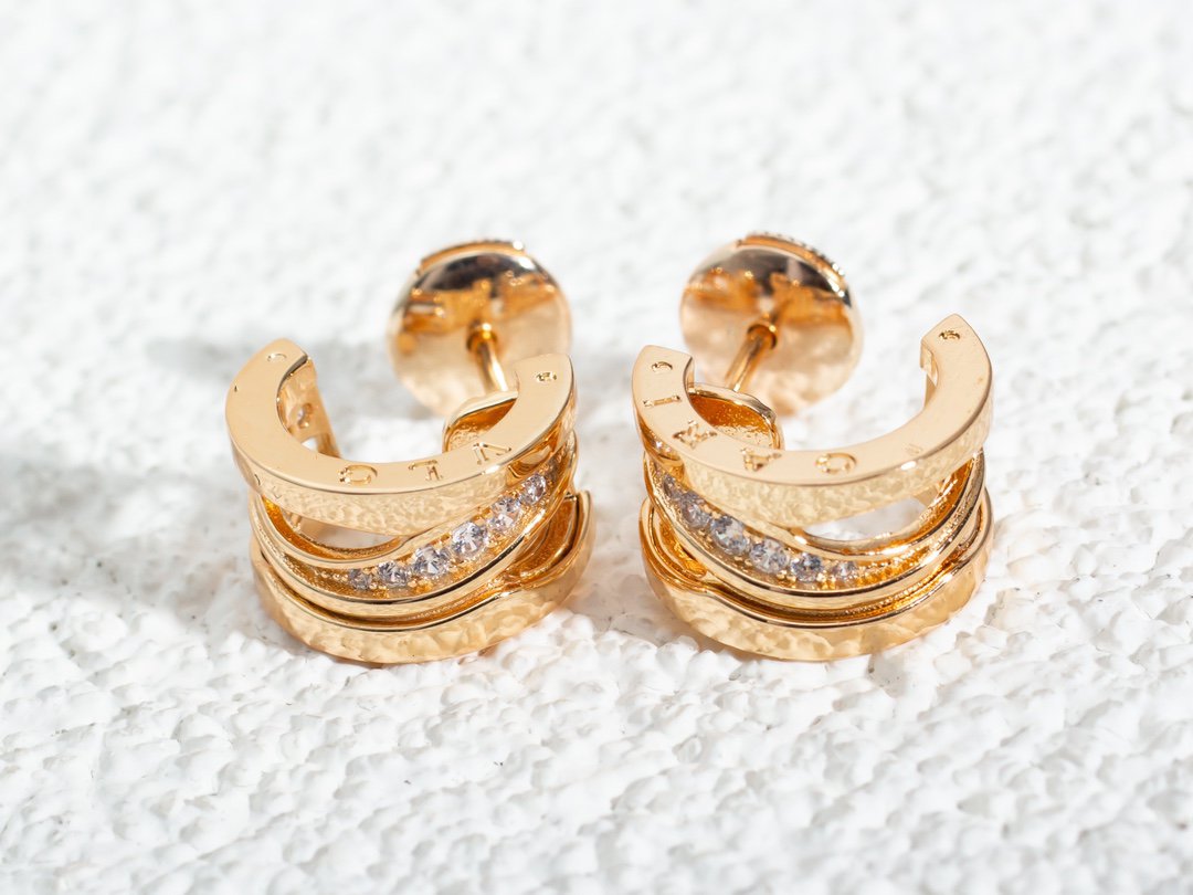 [Everoly JW]ZERO 1 PINK GOLD DIAMONDS EARRINGS
