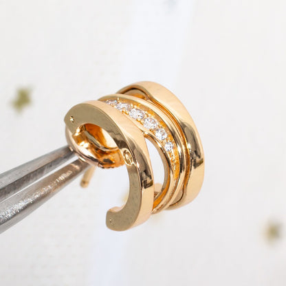 [Everoly JW]ZERO 1 PINK GOLD DIAMONDS EARRINGS