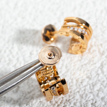 [Everoly JW]ZERO 1 PINK GOLD DIAMONDS EARRINGS