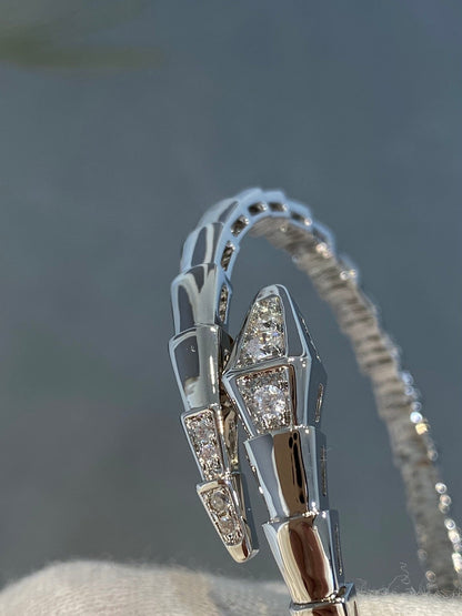[Everoly JW]SERPENTI BRACELET DIAMONDS SILVER