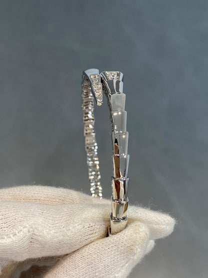 [Everoly JW]SERPENTI BRACELET DIAMONDS SILVER