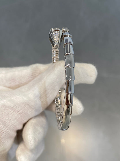 [Everoly JW]SERPENTI BRACELET DIAMONDS SILVER