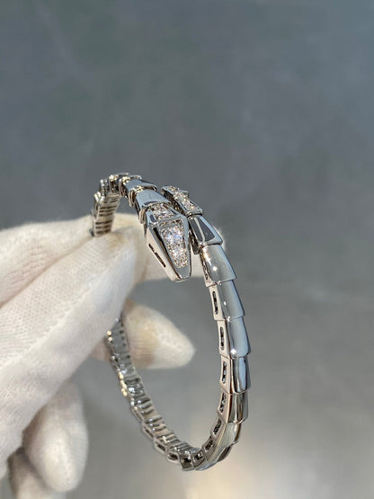 [Everoly JW]SERPENTI BRACELET DIAMONDS SILVER