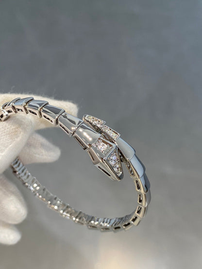 [Everoly JW]SERPENTI BRACELET DIAMONDS SILVER