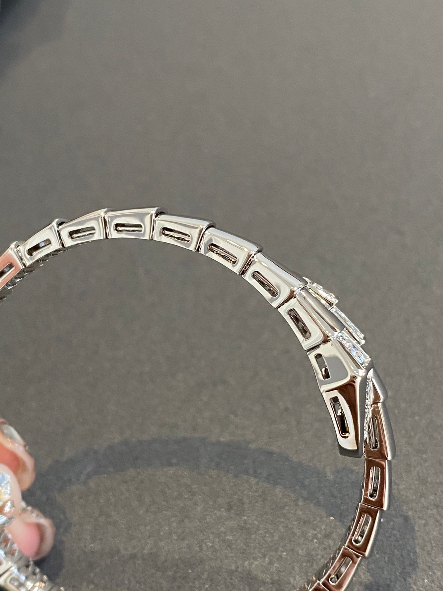[Everoly JW]SERPENTI BRACELET DIAMONDS SILVER