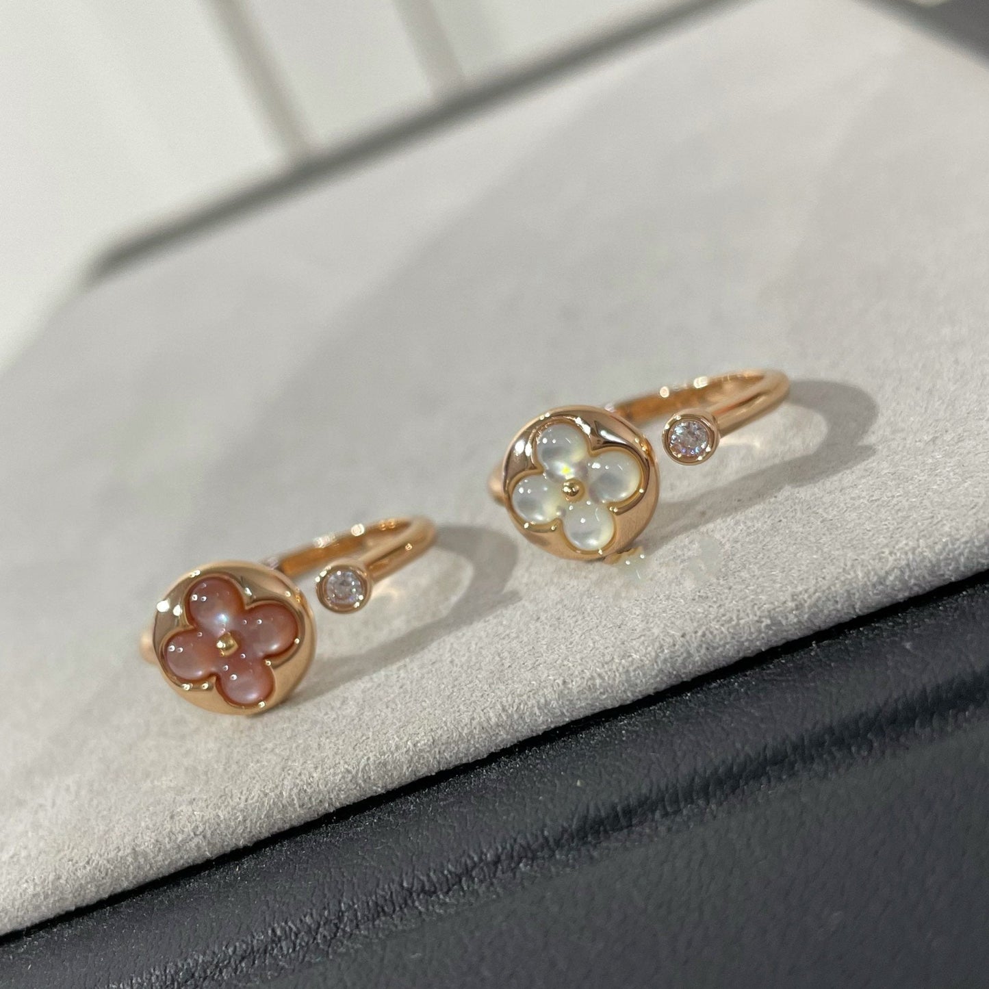 [Everoly JW]SUN 1 DIAMANT ROSA MOP RING