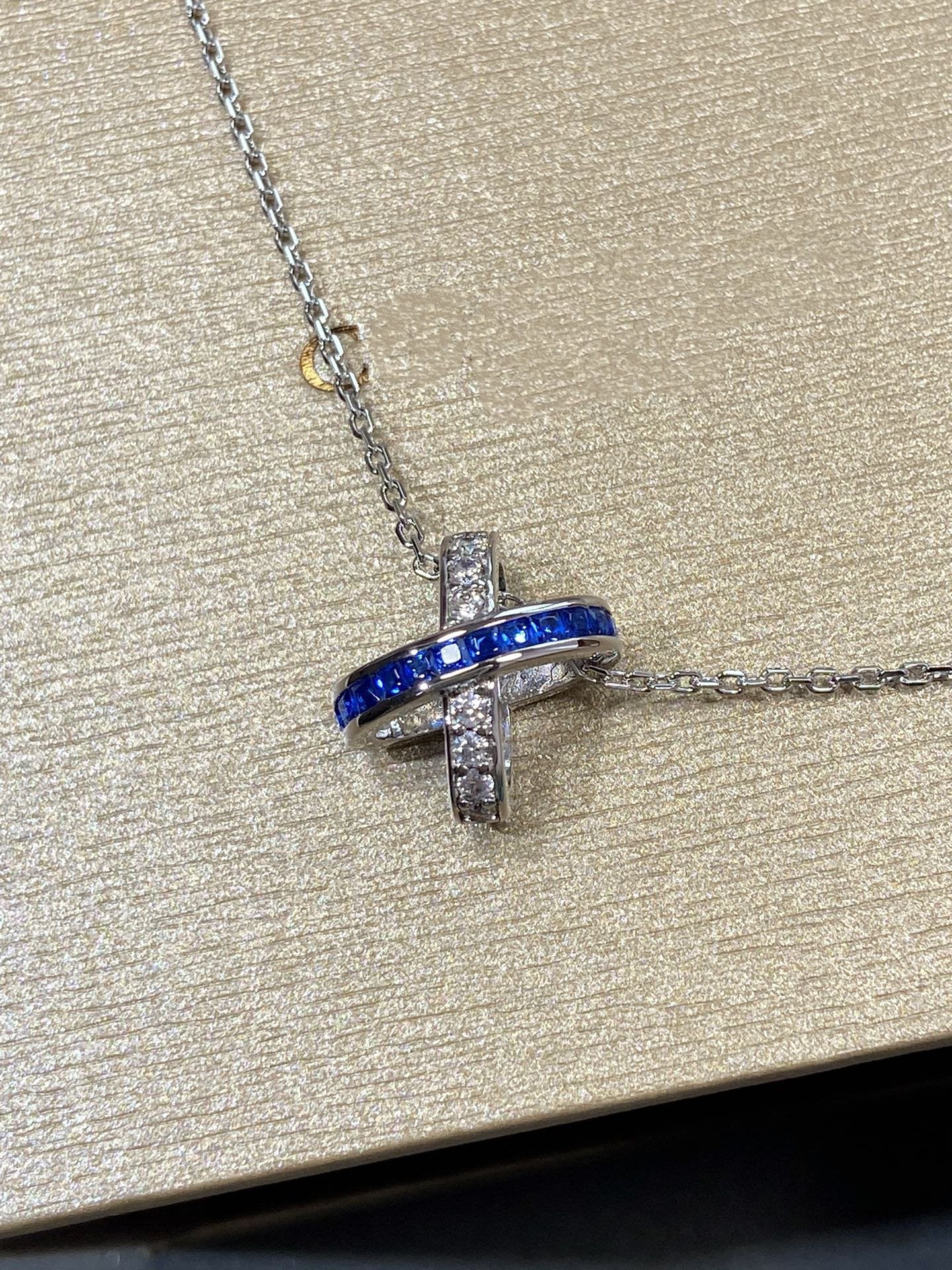 [Everoly JW]LIENS DIAMANT SILBER HALSKETTE