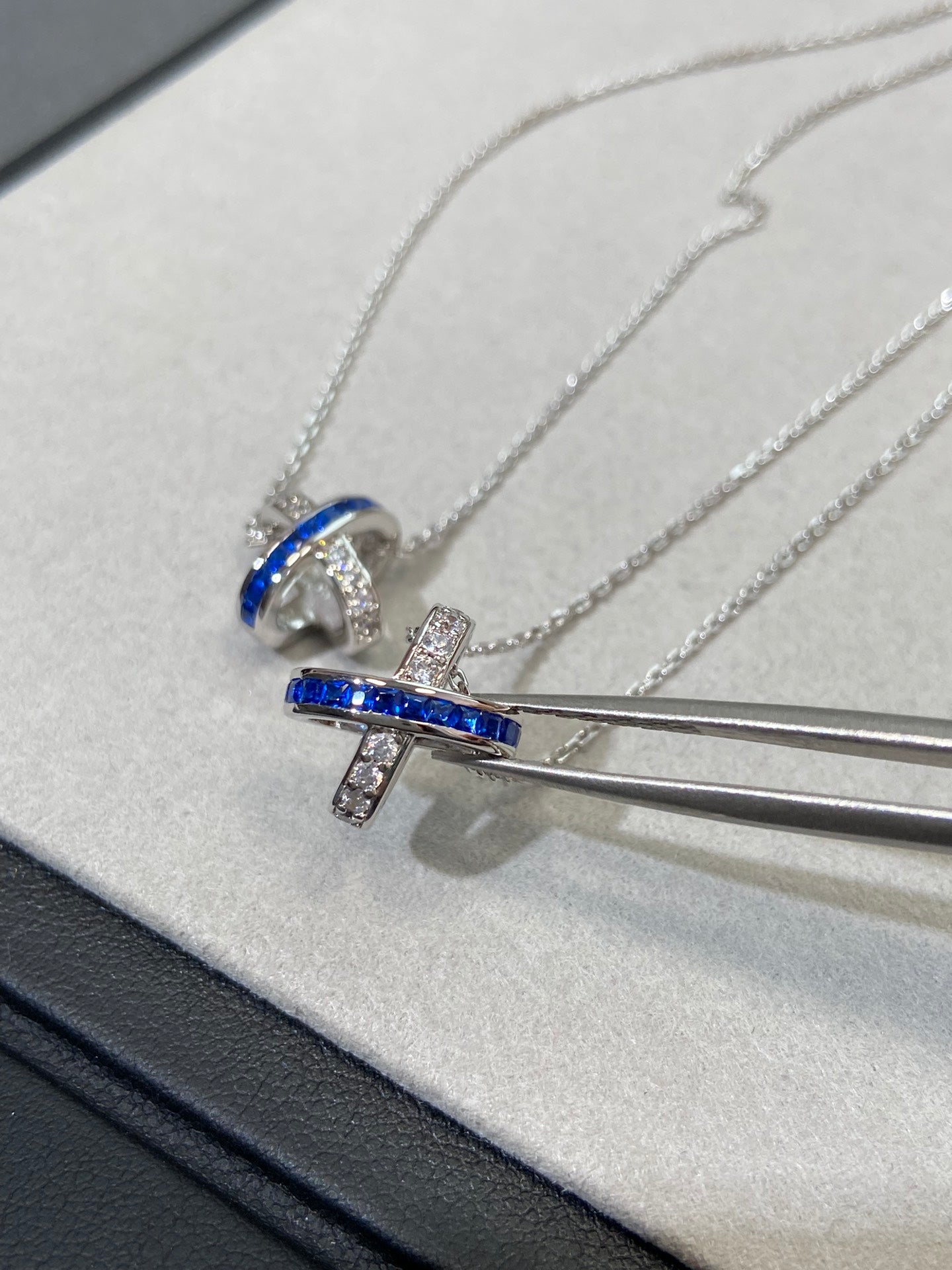 [Everoly JW]LIENS DIAMANT SILBER HALSKETTE