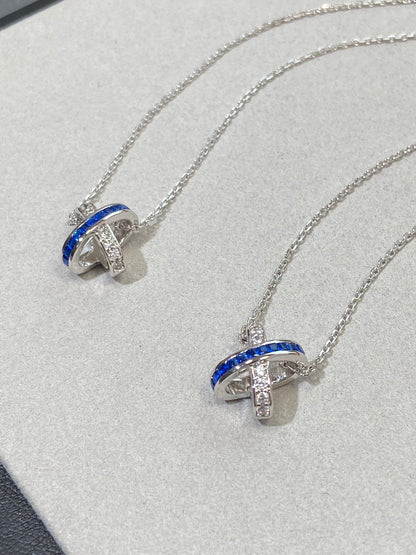 [Everoly JW]LIENS DIAMANT SILBER HALSKETTE