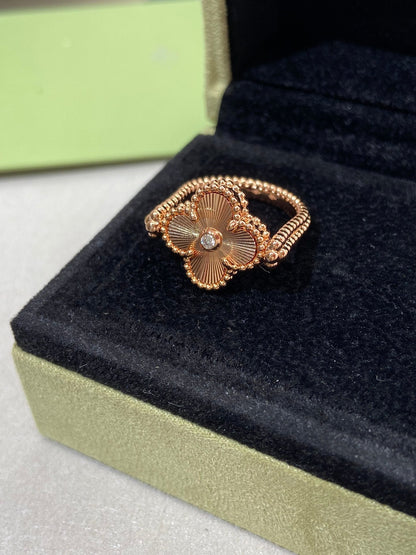 [Everoly JW]CLOVER RIVERSIBLE ROSÉGOLDRING