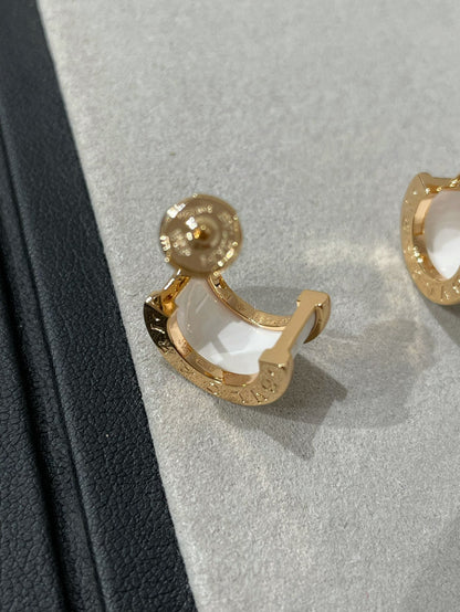 [Everoly JW]ZERO 1 PINK GOLD CERAMIC EARRINGS
