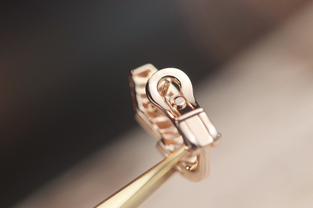 [Everoly JW] SCHLANGEN-ROSAGOLD-DIAMANT-OHRRINGE