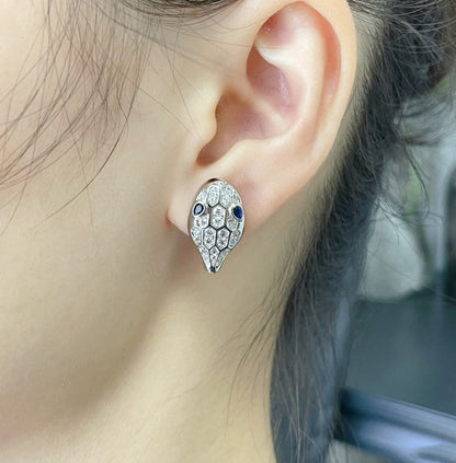 [Everoly JW] Schlangen-Diamant-Ohrstecker
