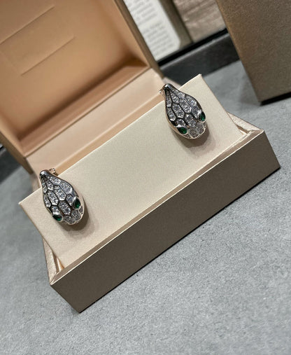 [Everoly JW] Schlangen-Diamant-Ohrstecker
