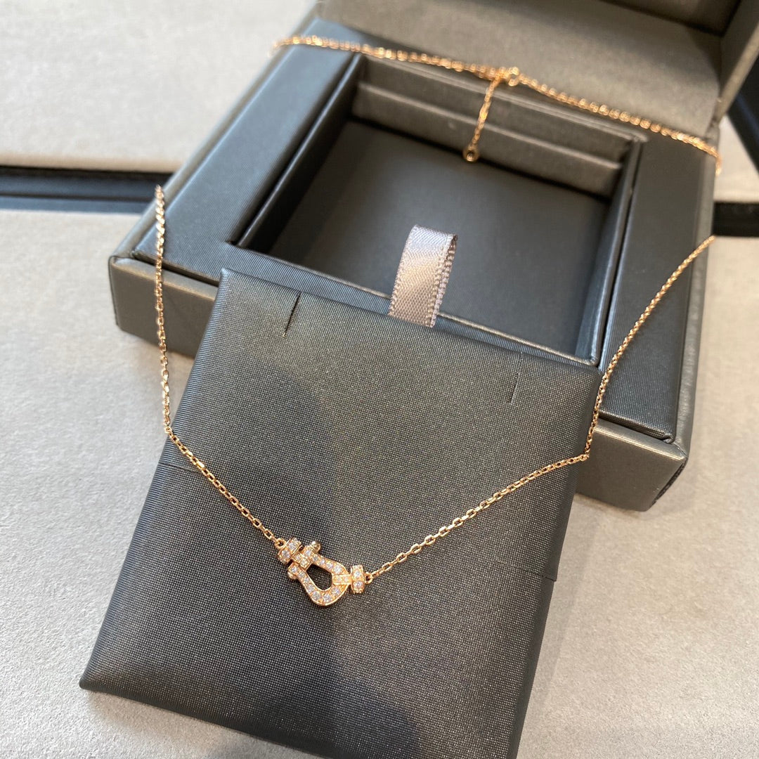 [Everoly JW]FORCE 10 DIAMOND PINK GOLD NECKLACE MINI MODEL