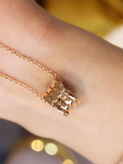 [Everoly JW]ZERO 1 PINK GOLD NECKLACE
