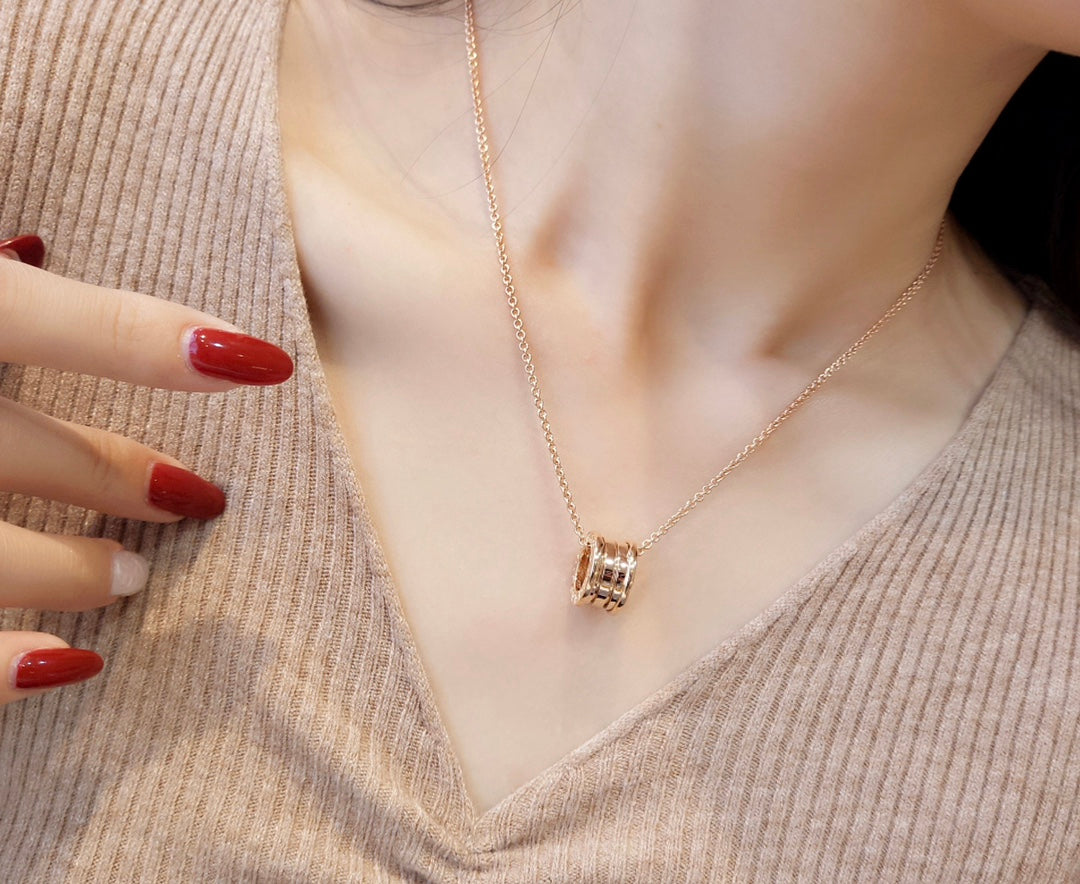 [Everoly JW]ZERO 1 PINK GOLD NECKLACE