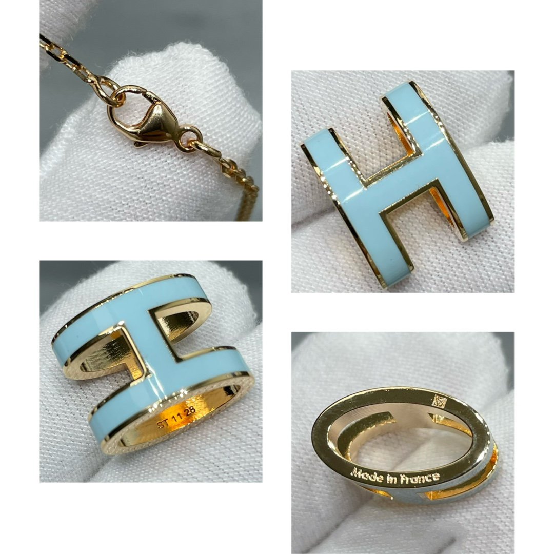 [Everoly JW]POP H スカイブルーネックレス